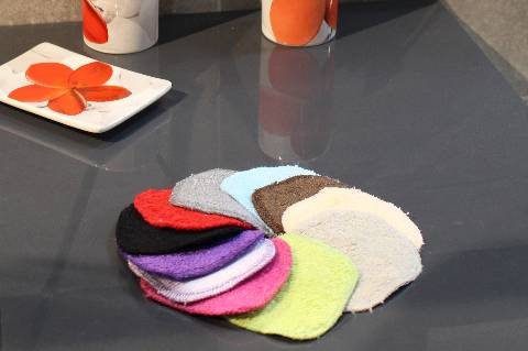 Carrés démaquillants en bambou